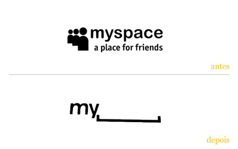 redesgin do logo myspace